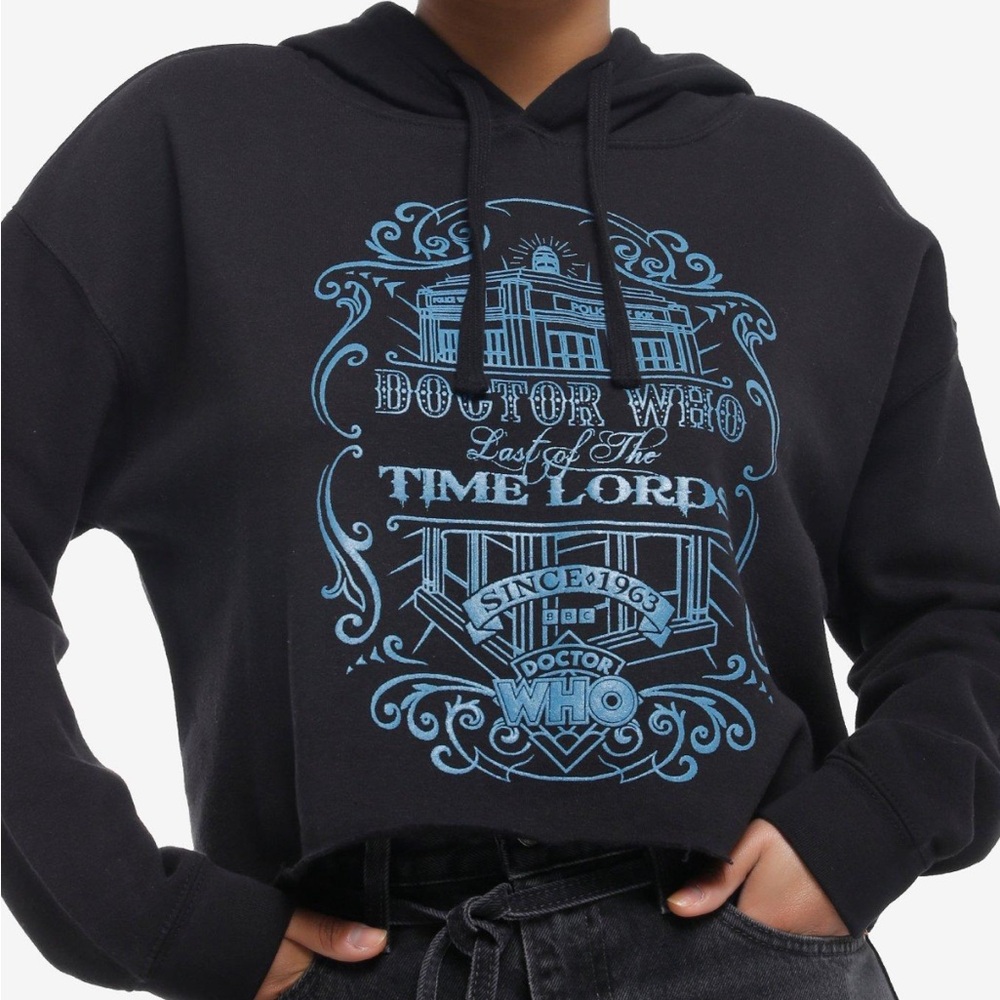 Doctor Who Last Of The Time Lords Crop Hoodie Hot Topic